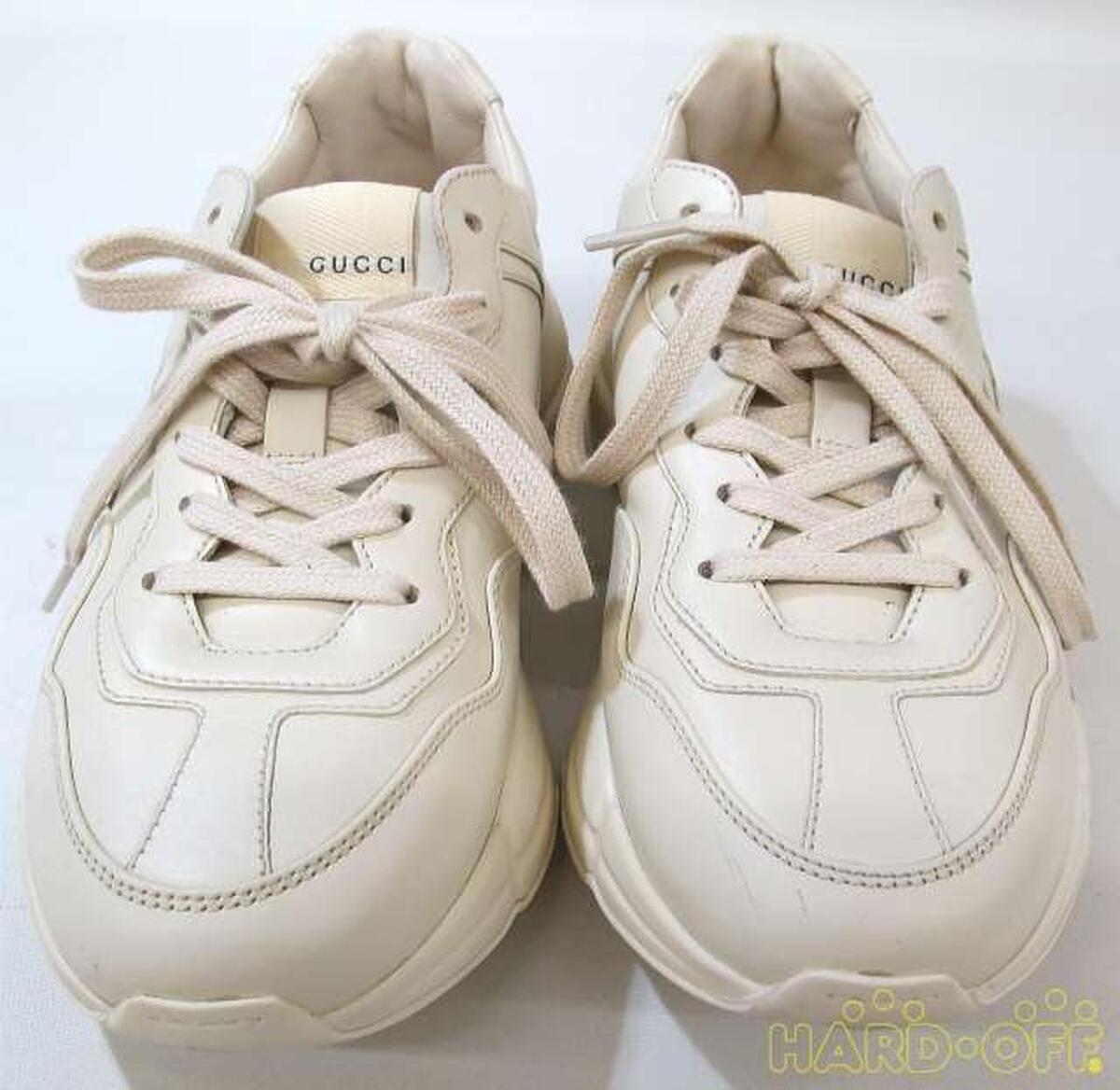 Gucci women shoes sneakers white leather side logo 36 width Gucci women shoes sneakers white leather side logo 36 width