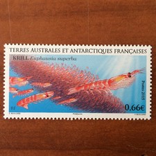 TAAF Yvert Num 728 ** MNH Faune Krill ANNEE 2015