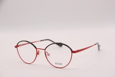 NEW WOOW RISE UP 1 COL 9280 BLACK RED AUTHENTIC EYEGLASSES 51-18
