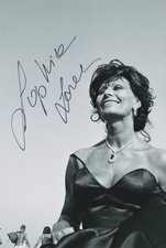 SOPHIA LOREN Original Autogramm signiertes se...