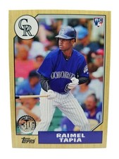 2017 Topps Raimel Tapia #87-122 RC Topps 1987 Baseball 30th Anniversary Rockies