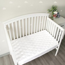 Crib Mattress Protector Sheets Fitted Waterproof Crib Mattress Pad Cover, Noi...