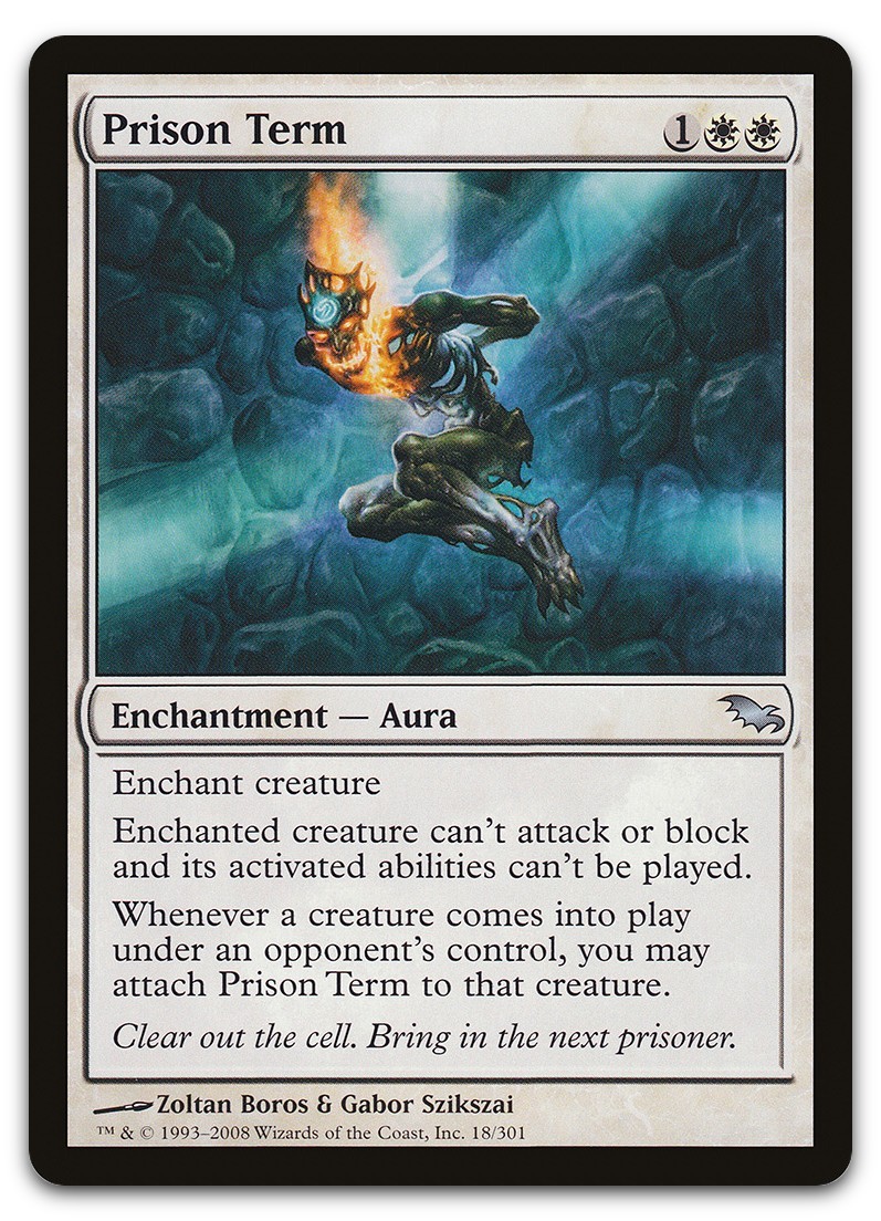 Prison Term #18 (LP) Shadowmoor SHM Magic MTG