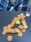 1957 D Lincoln Wheat BU Uncirculated Roll Of 50 Coins