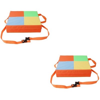 2pcs Kinder Kinder Esstuhlstuhl Booster Sitze abmunbar und