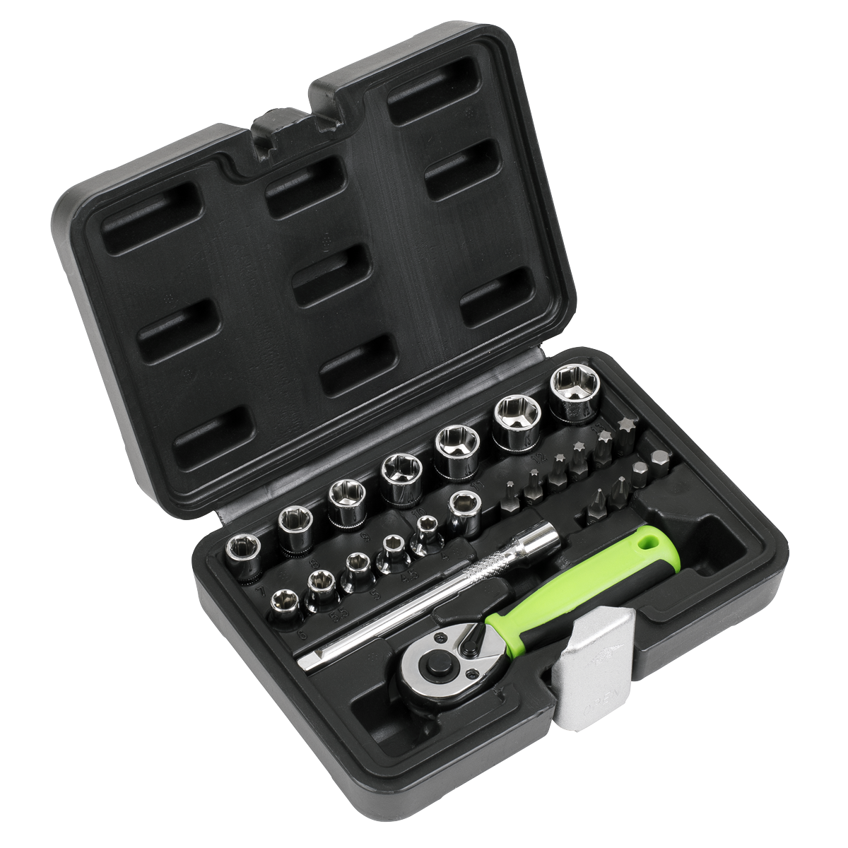 Socket Set 25pc 1/4""Sq Drive - Metric