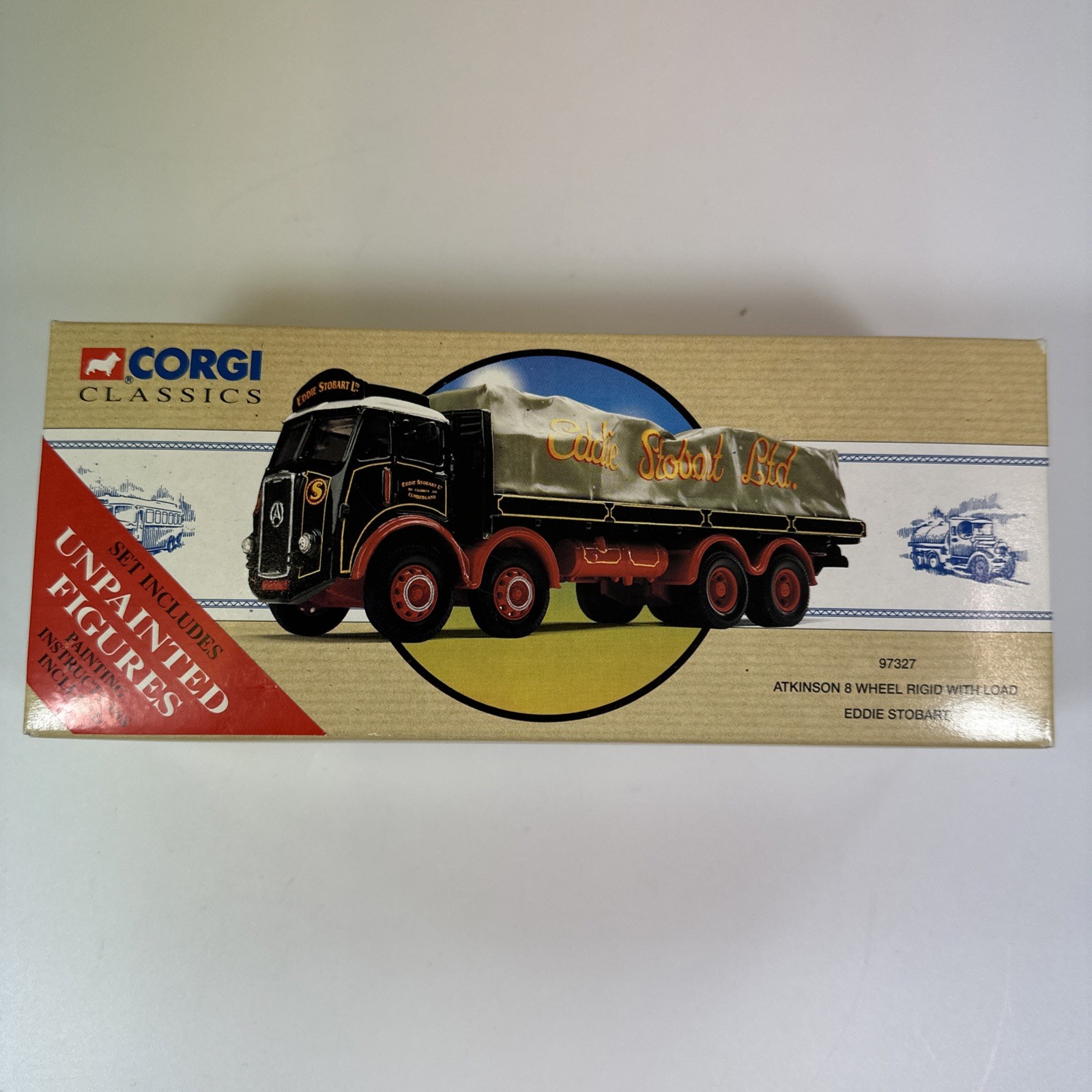 Corgi Classics Diecast Metal Atkinson 8 Wheel Stobart Truck With Load