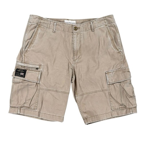 Denim & Supply Ralph Lauren Men's 34 Khaki Cargo Shorts Tan Cotton - 第 1/5 張圖片