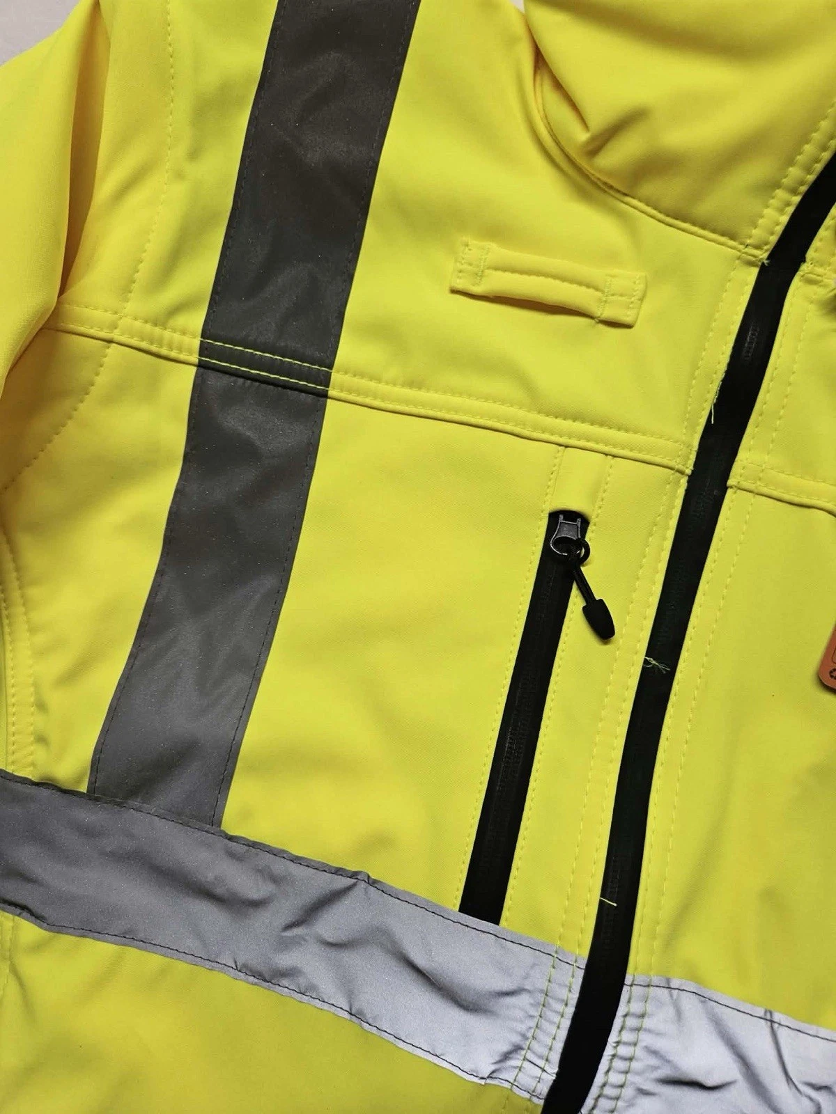 Portwest US428 Hi-Vis Reflective Softshell Waterproof Safety Work Jacket ANSI XL image 14