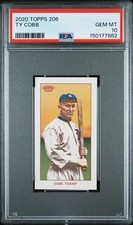 2020 TOPPS 206 TY COBB PSA 10