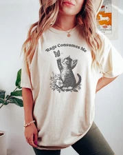 Rage Consumes Me Shirt, Cute Cat Meme T-Shirt, Funny Sarcastic Kitten Tee