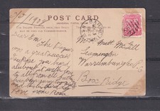 NEW SOUTH WALES, 460, BARADINE cds, 1908 British ppc to Box Ridge, Warrumbungles