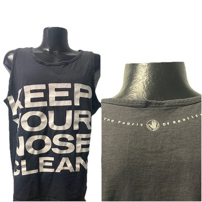 Vintage Body Glove Keep Your Nose Clean Tank Top Muscle Shirt USA 90s Sz XL Read