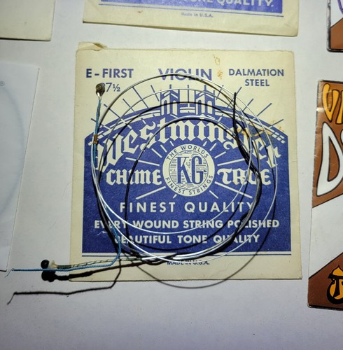 Lote 12 Cuerdas de Violín Vintage Pirastro Dominante Westminster - Ver Descripción - Imagen 7 de 13