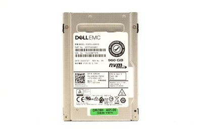 Dell KCD5XLUG960G 960GB 2.5'' PCIe Gen x3 Solid State Drive Dell P/N: 0DRC9H