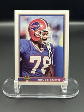 Bowman 1991 Bruce Smith #44 Buffalo Bills Football Card NFL