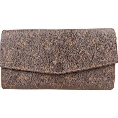 Louis Vuitton Canvas Monogram Wallet Portemonnaie Geldbörse