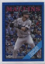 2023 Series 1 1988 Topps Chrome Silver Pack Blue Refractor Charles Leblanc 0us8