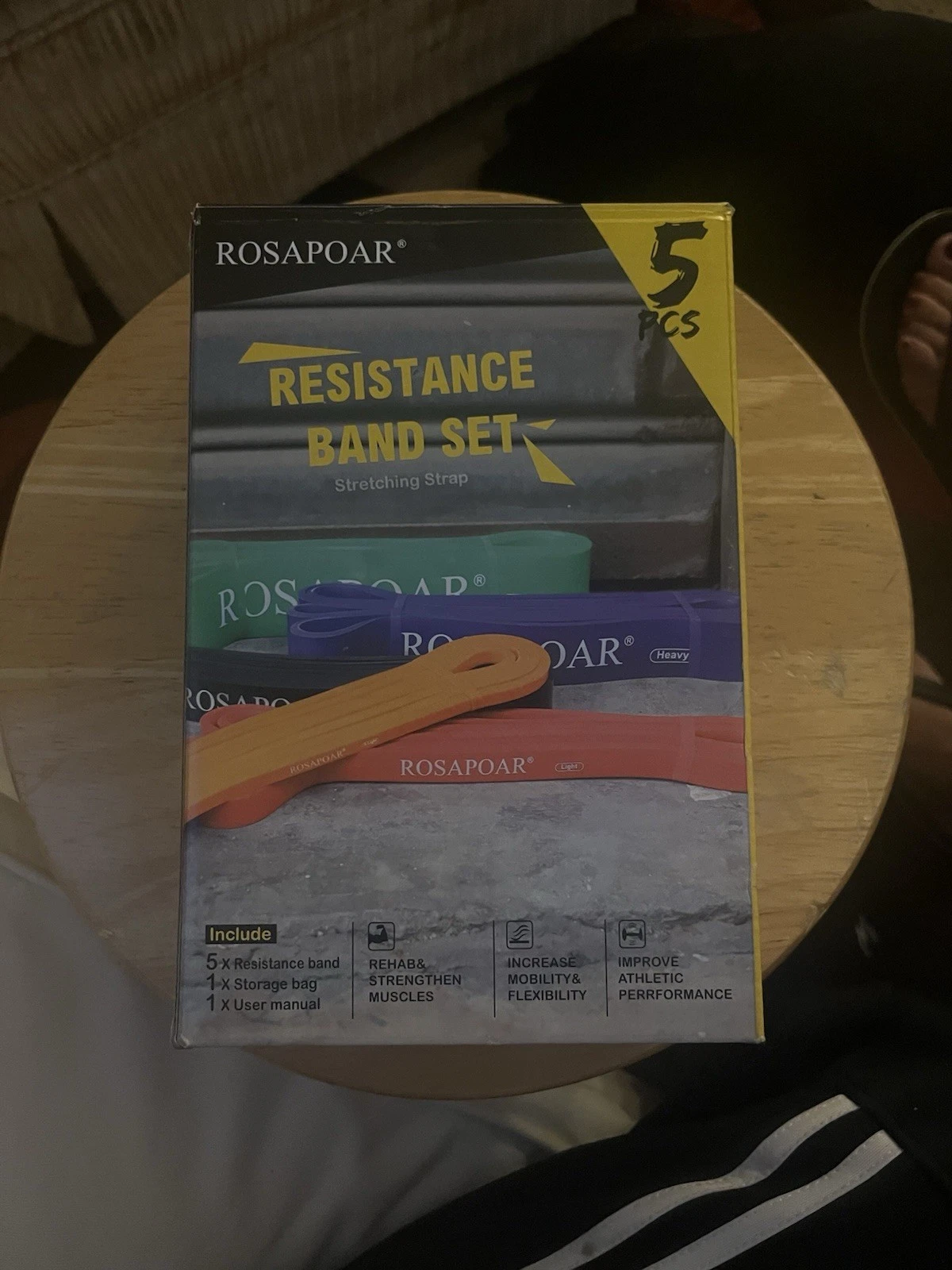 ROSAPOAR Resistance Bands, Pull Up Assist Bands - Workout Bands, Exercise Bands