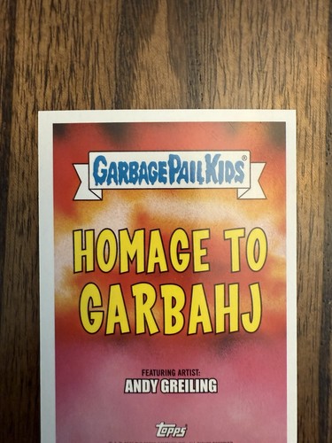 2025 Topps Garbage Pail Kids Lo peor de GPK 40 aniversario ADAM BOMB #3/5 Garb-1 - Imagen 7 de 7