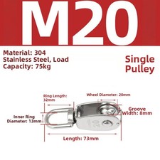 Für Hebesysteme Haken Riemenscheibe für schweres Heben rostfrei wasserdicht