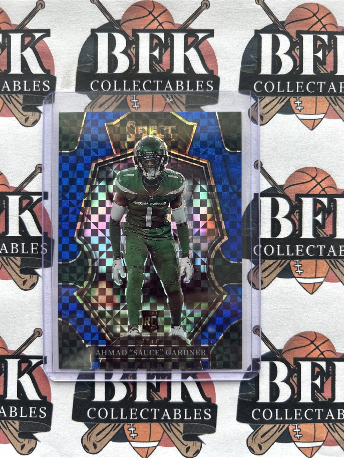 2022 Panini Select Premier Level Blue Prizm /149 Ahmad Gardner Sauce Rookie RC