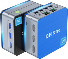 Mini PC Intel N150 Turbo 3.6Ghz 12GB DDR5 256GB SSD Dual LAN, Desktop Mini Comp