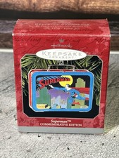Hallmark Keepsake 1998 Superman Lunch Box Ornament School Days New Open Box