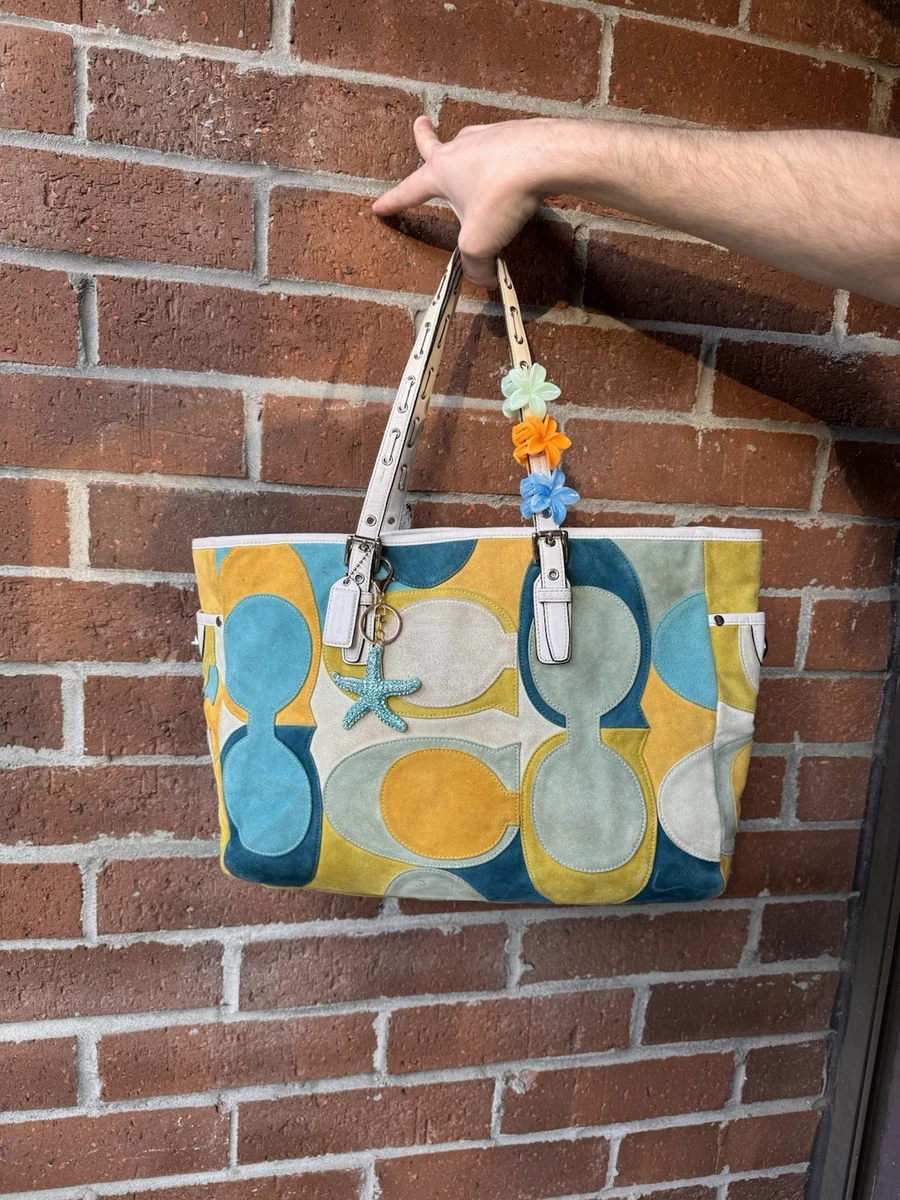 Coach Suede Tote Bags for Women for sale - eBay