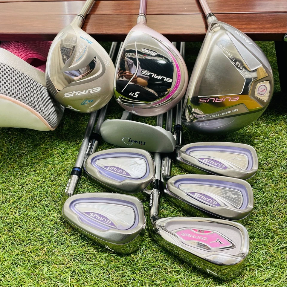 Women Mizuno EURUS 1w 5w 7w Iron 789PS 9pics Golf Club Ladies FullSet - Image 2 of 4