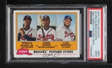 2018 Archives Ozzie Albies Ronald Acuna Jr Acuña Luiz Gohara PSA 9 MINT 04cw