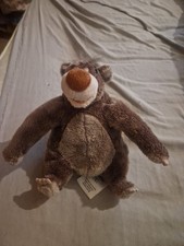 Disney Store Jungle Book Baloo Mini Bean Bag Soft Toy