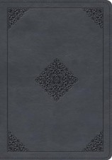 ESV Large Print Wide Margin Bible (TruTone, Slate Blue, Ornament Design)