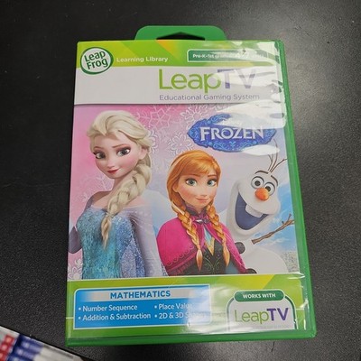 Frozen Game For Leap Frog TV Educational Gaming System Disney Mathematics 2015