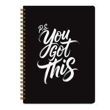 HZMLYDJ You Got This Spiral Notebook, 5.8 X 8.3 inches, got this