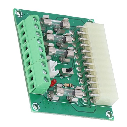 ATX Power Supply Adapter Module Wiring Board Für 24PIN 20PIN Deskt UB - Afbeelding 12 van 22