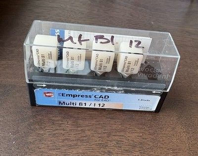 Ivoclar IPS Empress CAD For E4D Multi B1 / I12 (4 Blocks)