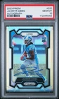 2023 Panini Prizm Football Jahmyr Gibbs Silver Prizm RC Auto #331 PSA 10