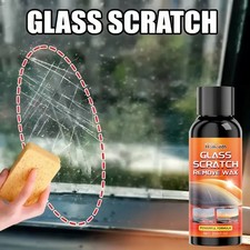 Glass Scratch Remover Paste Windshield Wax Removal Cream With Sponge