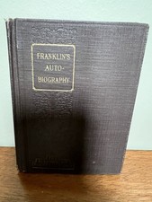 Benjamin Franklin Autobiography Macmillan 1928 Hardcover Intro/Notes
