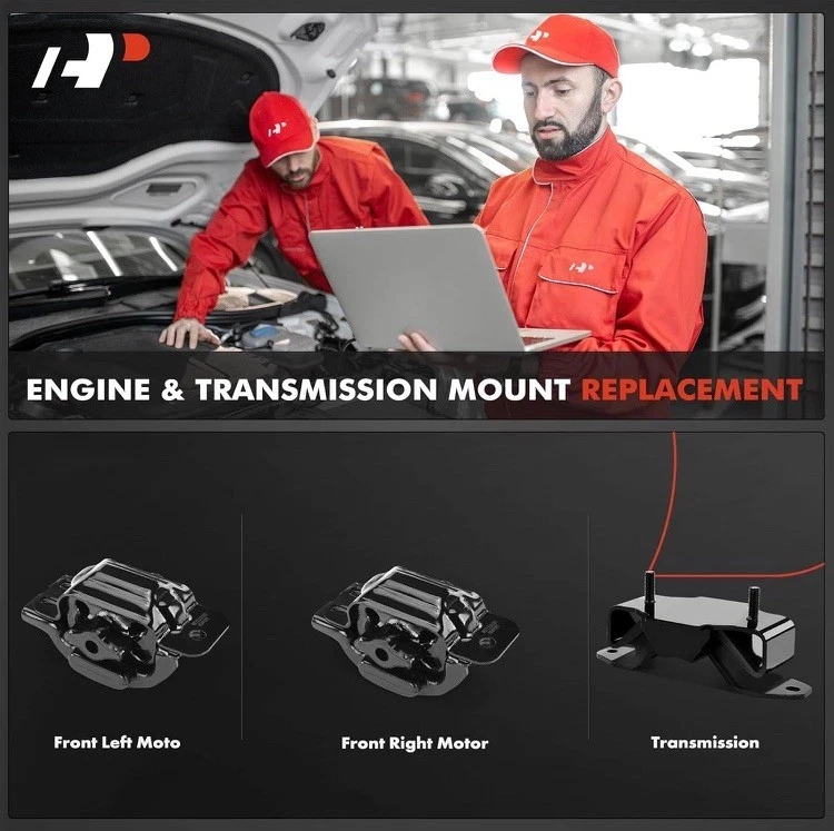 3x Automatic Engine Motor Mount & Transmission Mount for Dodge Ram 2500 3500 RWD Foto 2 de 4