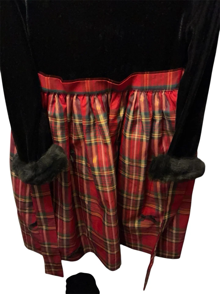 Vestido Carter Club Rojo a Cuadros Niños Talla 6 Foto 2 de 4