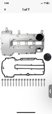 Upgraded Aluminum Valve Cover with Gasket, Bolts  Oil Filler Cap C... Fast Ship