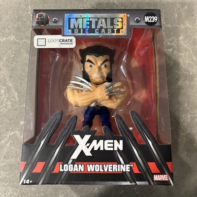 Marvel Metals Diecast X-Men Logan Wolverine Lootcrate Exclusive New Inbox ￼