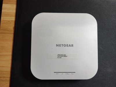 NETGEAR WAX610 AX 1800 Dual-Band PoE-Compliant Cloud Managed Access Point, White