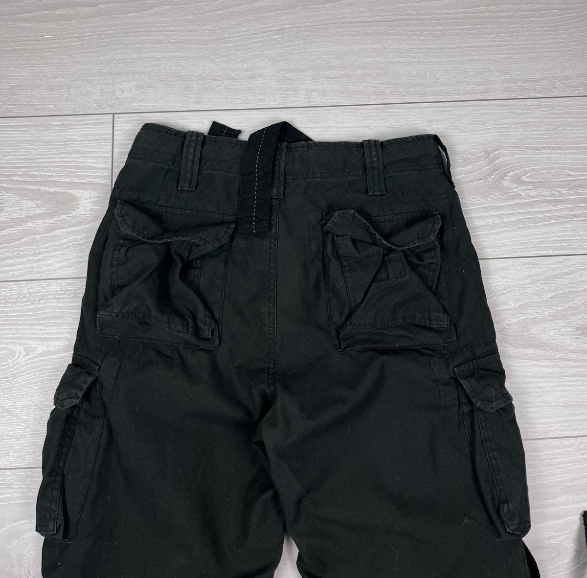 Pantalon Cargo Baggy Noir Surplus Tex Taille 32 Homme - Occasion Très Bon état
