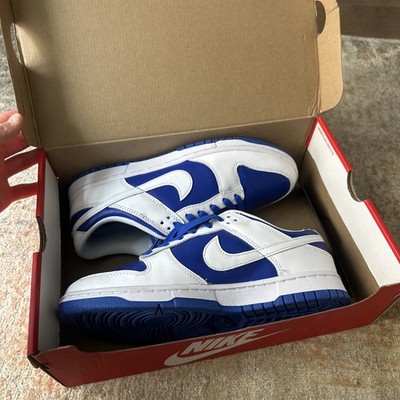 Nike Dunk Low Retro Racer Blue White Classic Sneakers DD1391-401