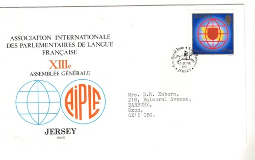 1983 JERSEY - XIII ASSEMBLEE GENERALE FDC FROM COLLECTION N25