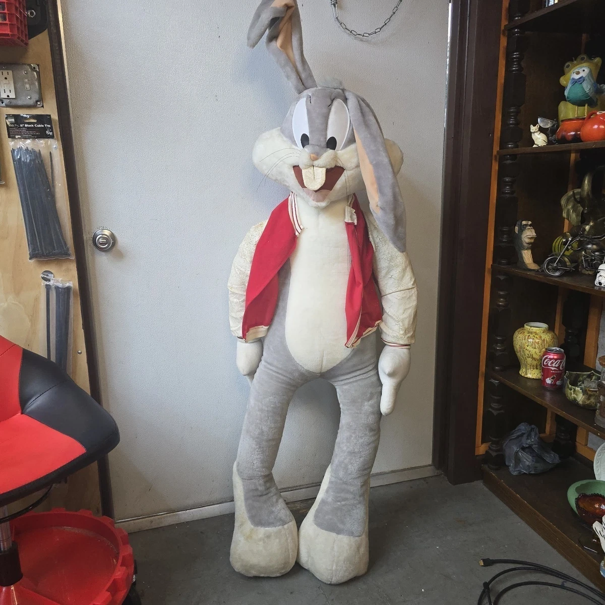 希少品　特大Bugs Bunny Big Stuffed Doll 1995 VINTAGE BIG HUGE GIANT GIGANTIC LARGE WARNER BROS BROTHERS BUGS