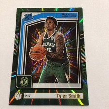 2024-25 Panini Donruss - Rated Rookie Tyler Smith #212 Holo Green Laser (RC)